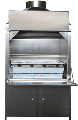 900 mm Stainless Steel Braai for Gas